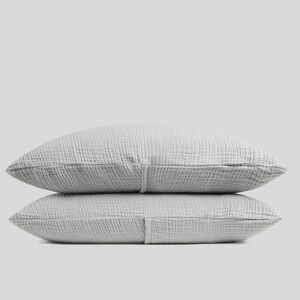 Parachute cloud cotton sham set STANDARD /QUEEN pillow cases bone gray